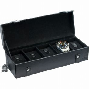 Beco Watch Box Brandon - Läderbox till förvaring av fem klockor