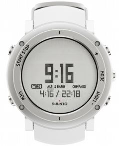 Höjdmätare, barometer, stormvarnare, kronograf, termometer, kompass... - Suunto Core Alu Pure White