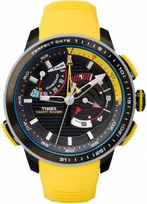 Gul och svart funktionell herrklocka - Timex Yacht Racer TW2P44500