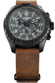 Kronograf med 20 bar vattentäthet - Traser P96 OdP Evolution Chrono Grey 109045
