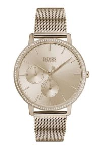 Stål, i elegant rödguld - Hugo Boss Black Infinity 1502519