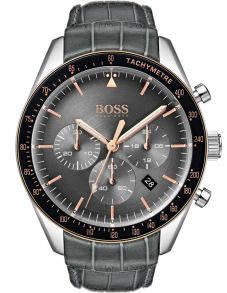 Svart och silver med detaljer i orange, samt hastighetsmätare - Hugo Boss Orange Trophy 1513628