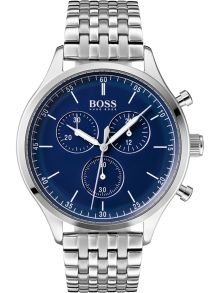 Självlysande beläggning och extra urskiva med 24-timmars-format - Hugo Boss Black Companion 1513653