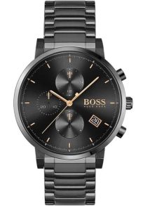 Justerbart stålarmband i gunmetal-grått - Hugo Boss Integrity 1513780