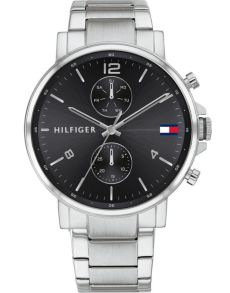 Klassisk Tommy-elegans med extra urtavlor för veckodag samt datum - Tommy Hilfiger Daniel 1710413