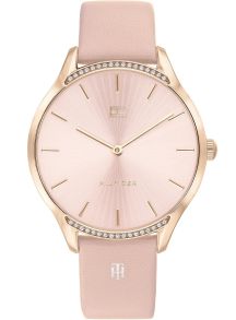 Rosa damur med rödguldsfärgad boett - Tommy Hilfiger Gray 1782215