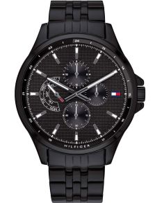 Helt i svart och stål, elegant och funktionell - Tommy Hilfiger Shawn 1791611