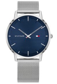 Silverfärgat mesharmband av stål - Tommy Hilfiger James 1791663