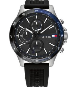 46 mm bred boett, takymeter, kronograf - Tommy Hilfiger Bank 1791724