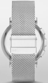 Silverfärgat mesh-armband, utan klocka - Silver mesh band for Skagen Connected Smartwatch Hagen SKT1100