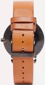 Brunt läderarmband - Brown leather strap for Skagen Hagen SKW6216