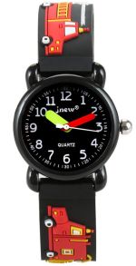 Brandbilstema - Fibex Jnew Kids Fire Trucks 20076-1-black