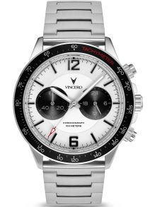 Miniurtavlorna är tydligt viktiga och framstående i designen - Vincero The Apex - Silver/Black Sil-Whi-P03