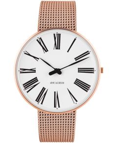 Kvartsur med romerska siffror och minimalistisk formgivning - Arne Jacobsen Roman 53312-2011