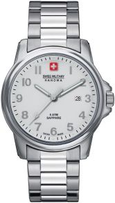 Herrklocka i rostfritt stål med vit urtavla - Swiss Military Hanowa Soldier Prime