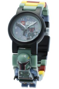 Boba Fett är motivet för denna barnklocka från LEGO - LEGO Star Wars Boba Fett Minifig 8020448