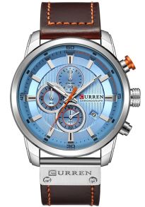 Kronograf med datumvisning - Curren Chronograph 8291-SLSLBUBR