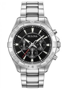Tre extra urtavlor, en visar 24-timmarsformatet - Bulova Classic Special Edition 96A216