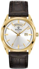 Klassisk armbandsklocka med visning av datum och veckodag - Bulova Classic Dress Men's 97C106