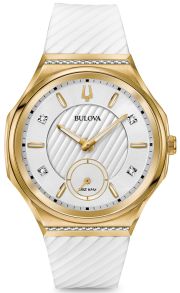 Damur med kurvad boett och världens mest exakta urverk - Bulova Curv Ladies 98R237