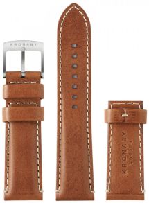 Detta armband säljs separat - Kronaby Brown Leather Strap 22mm A1000-0737