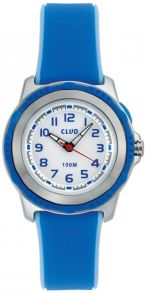 Blå barnklocka med bakgrundsljus - Club 100M Blue A47104-1S0A