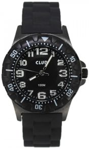 Svart, läcker klocka för barn - Club 100m Black A65178SS5A