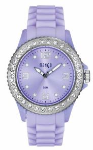 Hel-lila damur, med silikonarmband - Mango MA68336-1PU10KV
