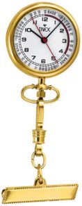Smidig klocka för pulsmätande sköterska - Inex Nurse Gold/White A69330-1D0A