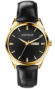 När svart möter guld... läder möter stål - Aistrup Classic 78 Mens Day-Date AIW7808