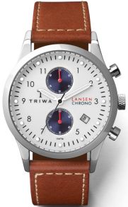 10 bar vattentäthet - Triwa Duke Lansen Chrono Brown Sewn LCST113.SC010215