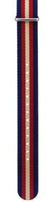Ersättningsarmband: Nato - IHS 18mm Blue Red White Nato strap NATO18BRHRB