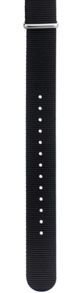 Ersättningsarmband: Nato - IHS 18mm Black Nato strap NATO18S