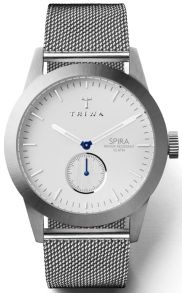 Unisexklocka med 38 mm bred boett - Triwa Ivory Spira Steel Mesh SPST102.ME021212