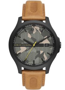 En urtavla som man kan beskåda i timmar, och hitta nya mönster i - Armani Exchange Hampton AX2412