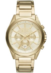 Guldfärgat herrur som lyser av elegans och pondus - Armani Exchange Drexler AX2602