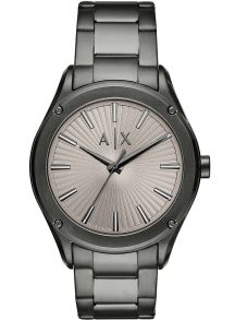 Rostfri stålklocka med urläcker urtavla - Armani Exchange Fitz AX2807