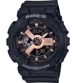 Chockavvisande hartsklocka med avancerade stoppursfunktioner - Casio Baby-G BA-110RG-1AER