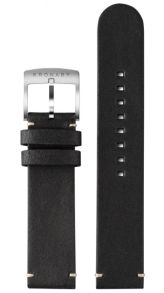 Ersättningsarmband i svart läder - Kronaby Black Leather 20mm BC10799