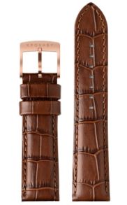 Ett armband av brunt läder - Kronaby Brown Leather 22mm BC10805
