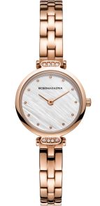 Minimalistiskt stålur i rödguld - BCBG Max Azria Ladies BG50997002
