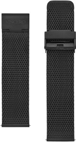 Mesharmband i svart stål - Vincero Black Mesh Black Strap 22mm Bla-Msh-R26