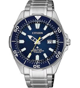 Titanklocka med datumvisning - Citizen Promaster Super Titanium Eco-Drive BN0201-88L
