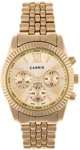 Elegant damur i guld, med romerska siffror - Carrie Taylor Gold / Gold CA3201 - LIQ