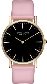 Det rosa och det svarta framhäver varandra - Carrie Taylor Lexington Gold/Black Pink Leather