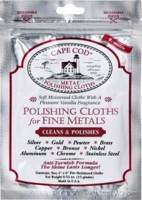 Duk för att polera metall, behåller glansen längre - Cape Cod Polishing Cloth