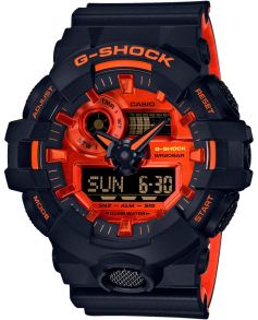 Het och fet, med 54 mm bred urskiva - Casio G-Shock GA-700BR-1AER