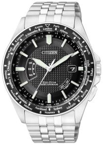 Herrklocka i rostfritt stål med Eco-Drive-teknologi - Citizen CB0021-57E, Promaster