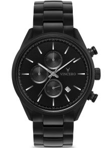 Det svarta stålarmbandet anpassas till din handled med hjälp av det medföljande verktyget - Vincero Chrono S Matte Black Steel 40mm Bla-BlaM-0S13