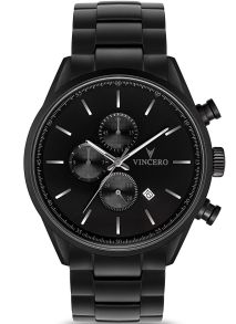 Helsvart och helhäftig - Vincero Chrono S Matte Black Steel Bla-BlaM-S13